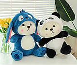Мілашка ведмедик у комбінезоні Стича 28 см, фото 6