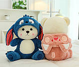 Мілашка ведмедик у комбінезоні Стича 28 см, фото 7