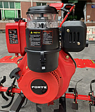 Мотоблок дизельний Forte 1350Е-3 NEW колеса 12, фото 3