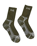 Термошкарпетки 5.11 Level 2- 6” із вставками olive KT6010715 - універсальний розмір-40-46 solve, фото 4