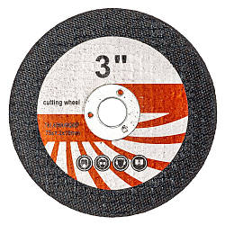 Відрізний диск для болгарки, 75мм, 1шт / Диск для міні болгарки / Відрізний круг по металу / Диск для УШМ