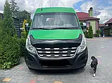 Дефлектор капота вітровик мухобійка кріплення EUROCAP для Рено Майстер Renault Master 2011-2023 г чорний, фото 8