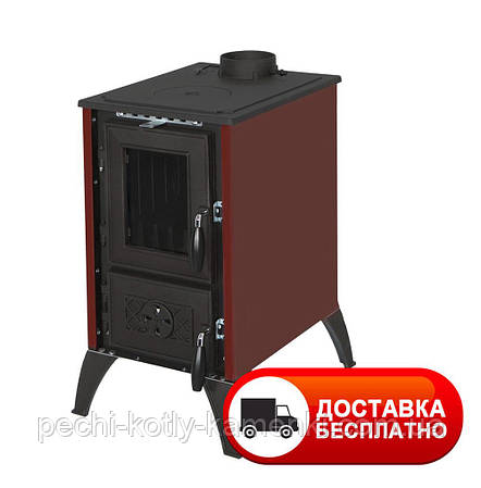 Піч-камін Duval EM-220 F на дровах (євробуржуйка), фото 1