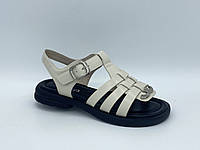 Відкриті шкіряні босоніжки. Розміри: 34, 35, 36, 37, 38, 39, 40