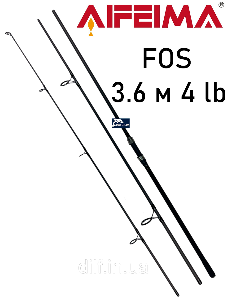 Вудилще Feima FOS 3.6 м (4 lb) коропове (50мм перше кільце) AIFEIMA