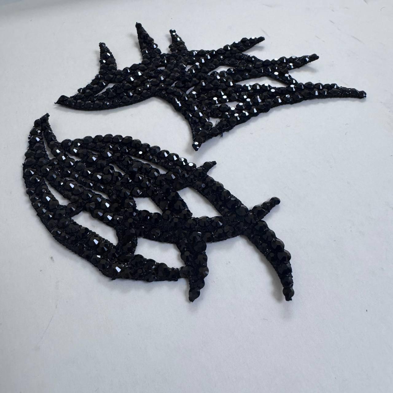 Прикраса для зачіски зі стразами (комплект 2 шт)