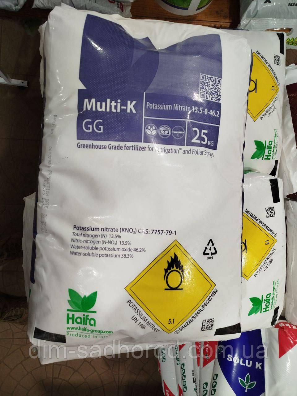 Добриво Нітрат Калію Multi-K GG, Haifa 25 кг, фото 1
