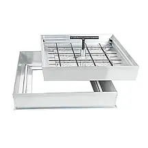 Люк у підлогу, модель "Лайт" 400х400 мм.