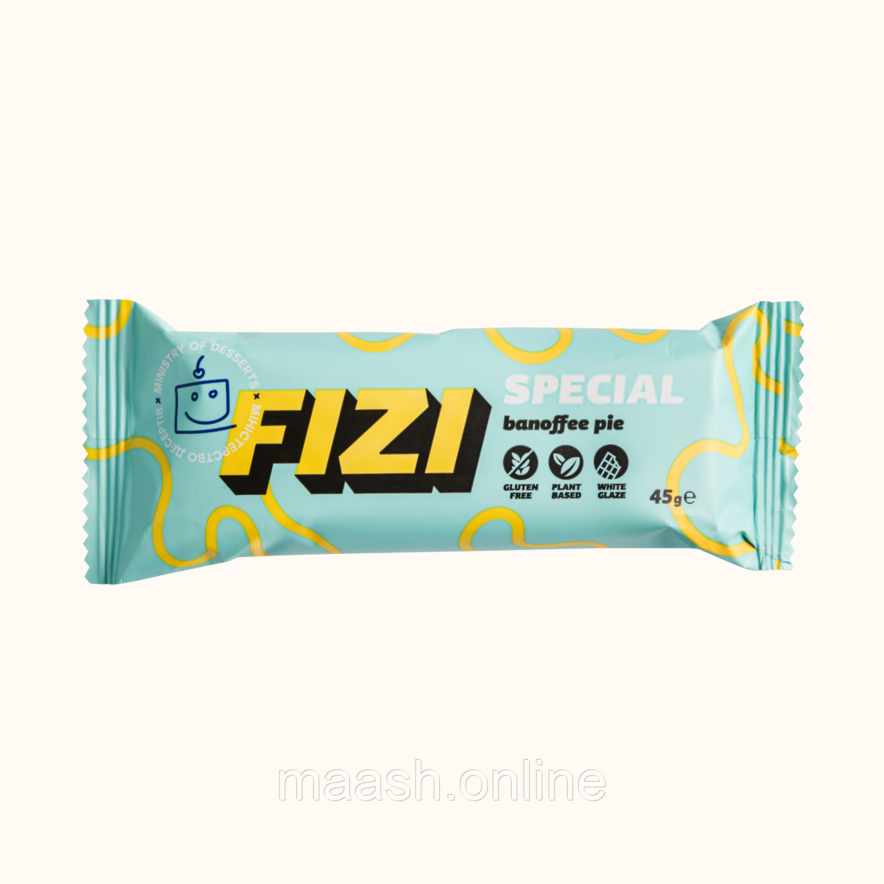 Батончик Банановий Пиріг "Banoffee Pie" FIZI, 45г