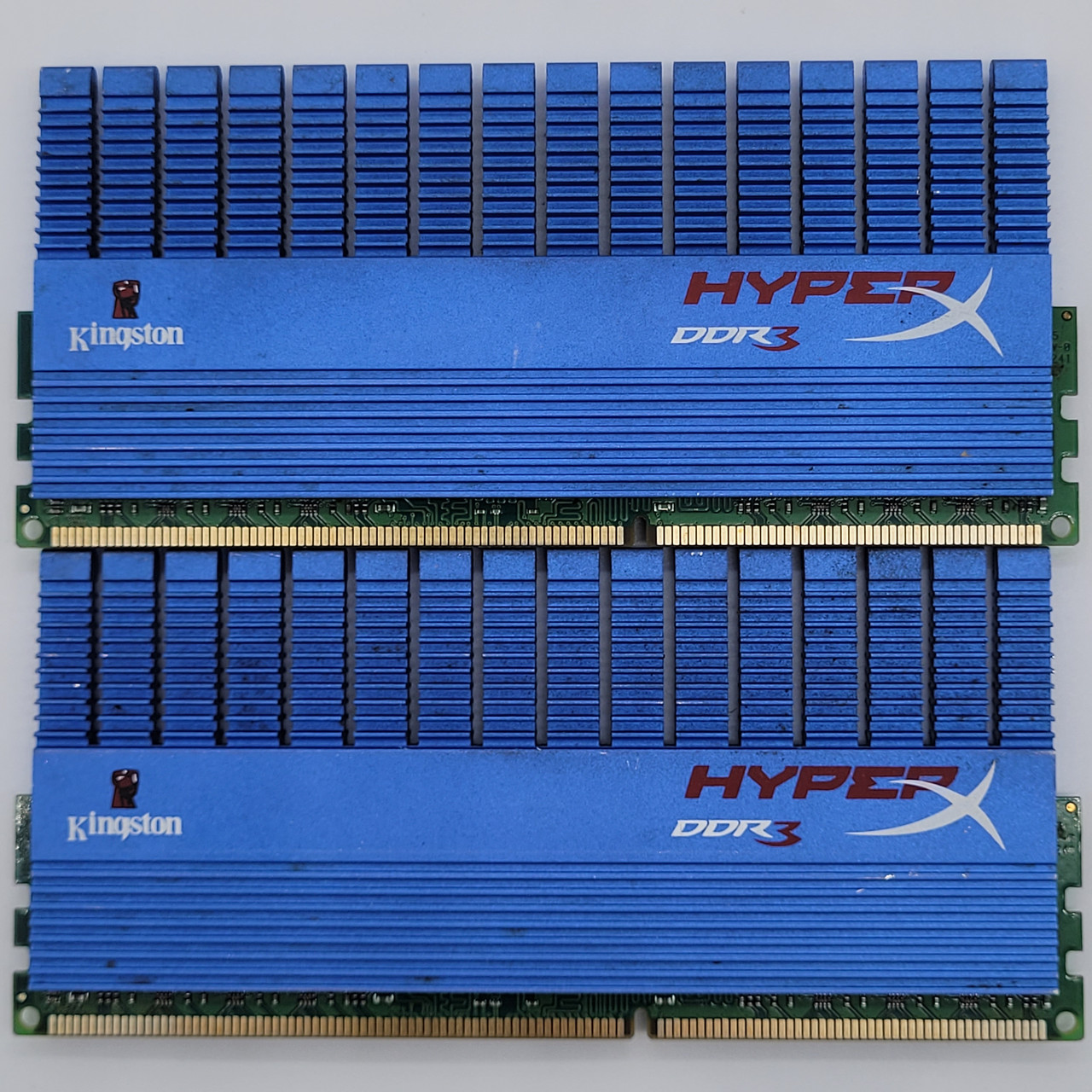 Пара оперативної пам'яті Kingston HyperX Genesis DDR3 8Gb (2x4Gb) 1866Mz PC3-14900U 2R8 CL9 (KHX1866C9D3T1K2/8GX) Б/В