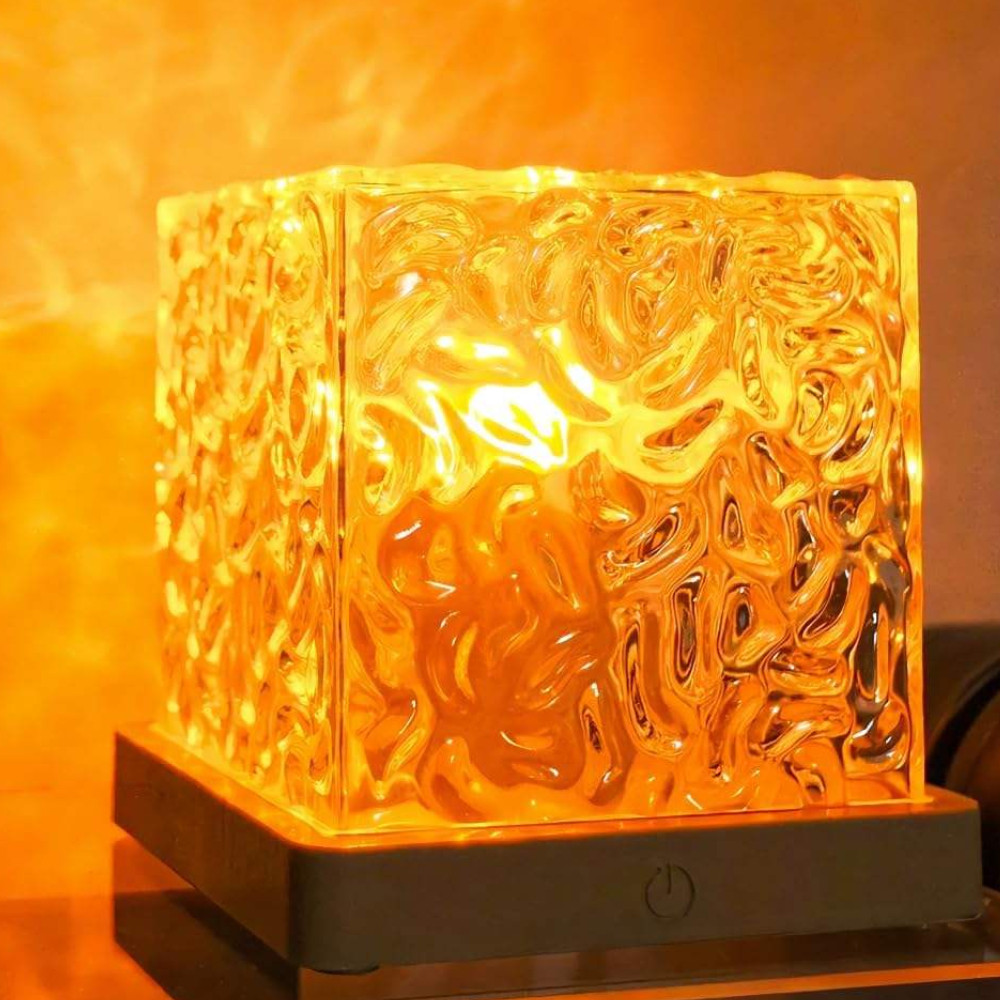 Настільна лампа з ефектом водяної хвилі, від USB / LED Нічник / Нічник світильник, фото 1