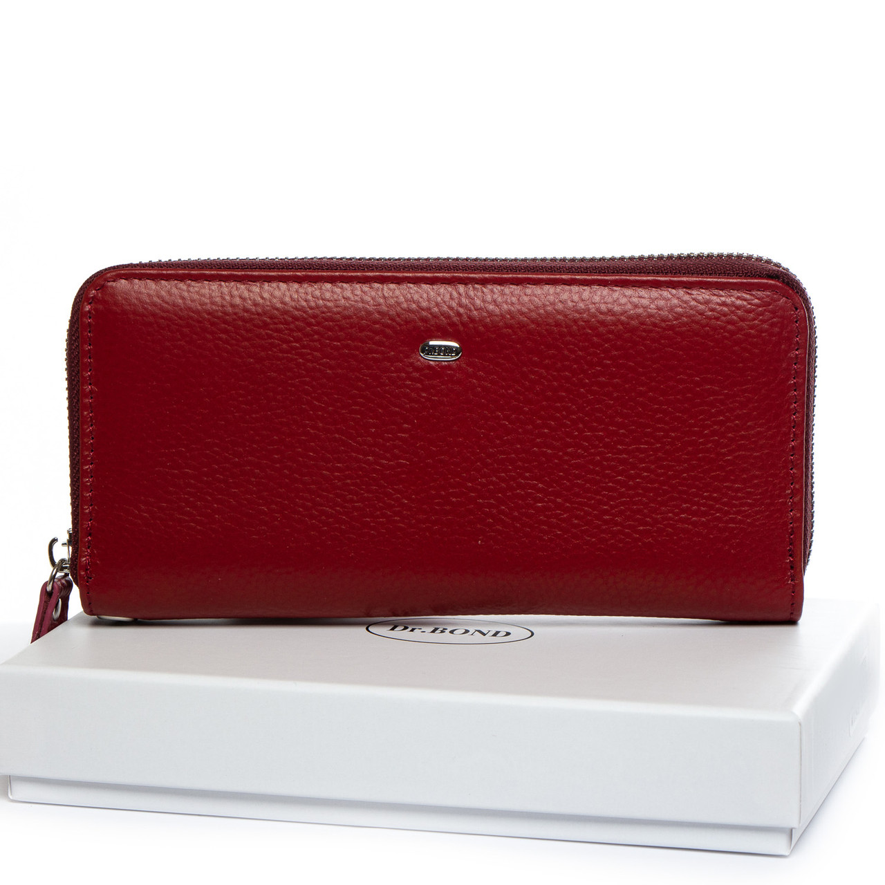 Жіночий шкіряний гаманець DR. BOND W38 wine.Купити жіночий шкіряний гаманець гуртом і в роздріб в Україні., фото 1