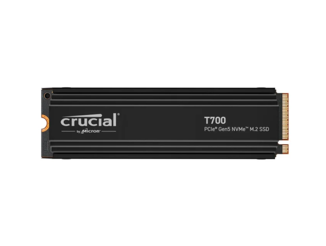 Crucial 4TB M.2 PCIe Gen5 NVMe T700 Heatsink (CT4000T700SSD5)