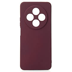 Силіконовий чохол SOFT Silicone Case для Xiaomi Redmi 14C (без лого) бордовий