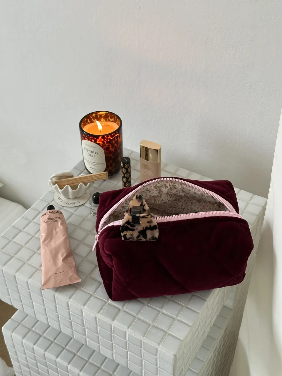 Косметичка Cutie medium 550084М Бордо, фото 1