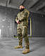 Тактичний костюм гірка олива військова форма горка осінь саржа з капюшоном - фото 3 - id-p1914278914