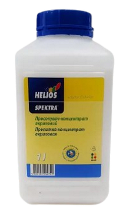 Грунтовка для стін акрилова HELIOS SPEKTRA акрилова пропитка, концентрат 1:9, 1л, фото 1