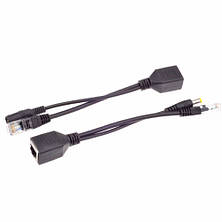 Сплітер PoE для CCTV камер, 2шт, Ethernet 5.5x2.1мм, фото 3