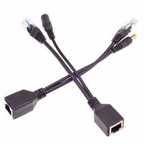 Сплітер PoE для CCTV камер, 2шт, Ethernet 5.5x2.1мм, фото 5