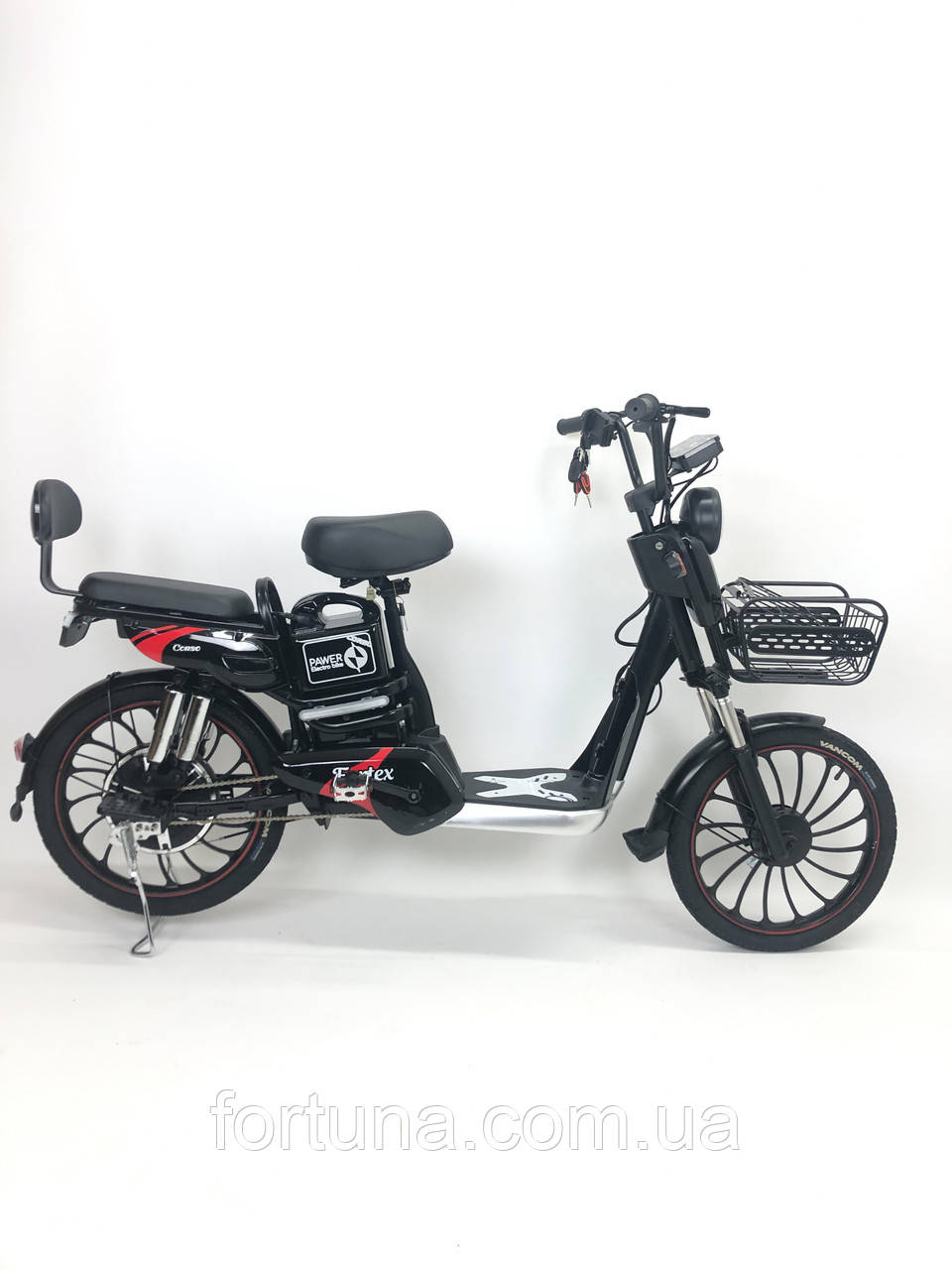 Eлектровеловипед Corso Fortex Pro 20" (750W 48V 24Ah) Чорний