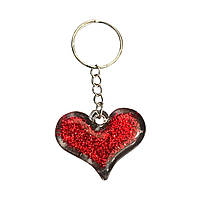 Брелок "Серце", пластиковий, малий ВЛ, фото 2