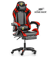 Крісло геймерське G848 + підставка для ніг