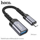 Адаптер Hoco UA24 iP male to USB female 2.0 converter, фото 3