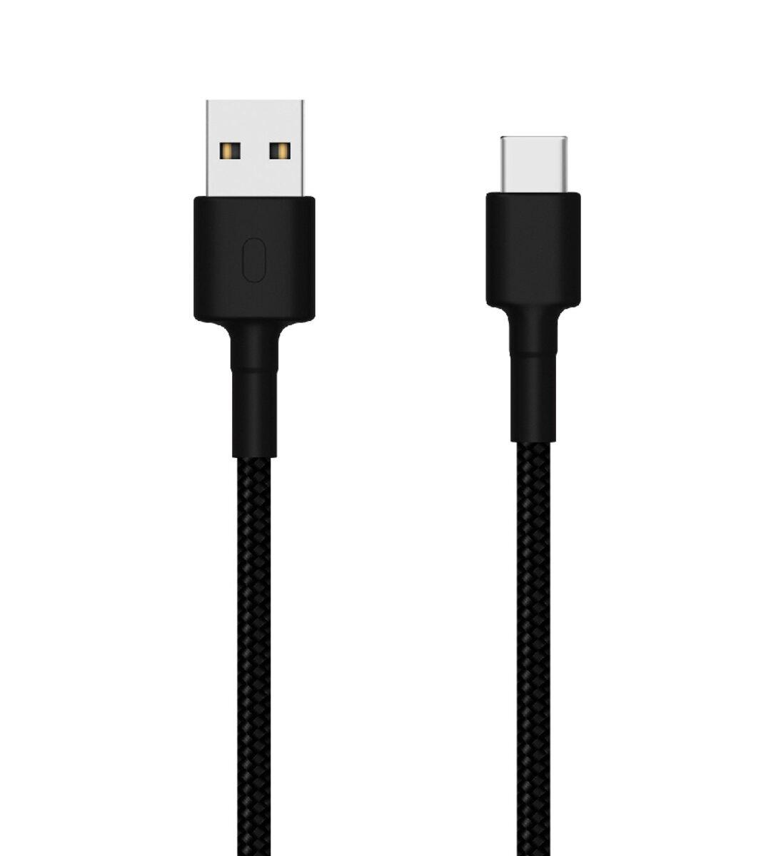 Кабель Xiaomi Mi Braided USB Type-C Cable 1m Black ORIGINAL