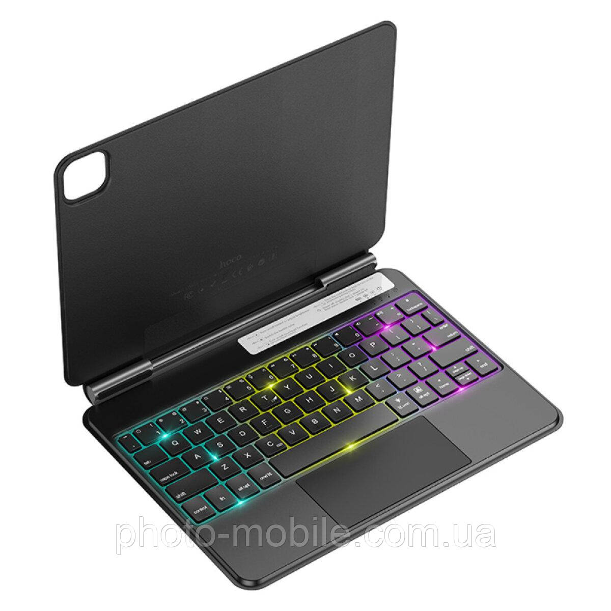 Клавіатура Hoco GM33 Smart чохол for Pad (10.9/11 inches english version) Black