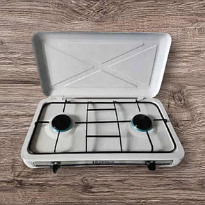 Плита настільна газова Газовий таганок MIKACHI  GC-3300  2 конфорки переносний під газовий балон