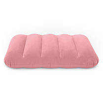 Надувна подушка Intex 68676 (43х28х9 см) Рожева, фото 3
