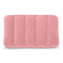 Надувна подушка Intex 68676 (43х28х9 см) Рожева, фото 4