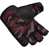 Рукавички для фітнесу RDX T2 Half Red S, фото 5