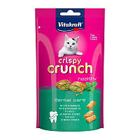 Ласощі для зубів котів Vitakraft Crispy Crunch Dental Care з м'ятою 60 г