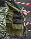 Тактичний костюм Multicam водонепроникний софтшел softshell весна демісезонна військова форма Мультикам куртка з капюшоном і штани - фото 5 - id-p1932401451