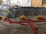 Граблі ворушилки Сонечко 3 колеса (колесо Ø1200мм, спиця О6мм) 1Т, фото 4
