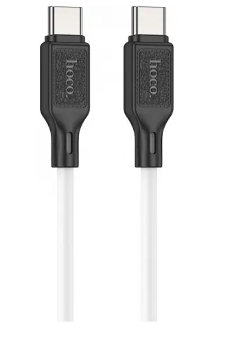Кабель Type-C 1.0 m HOCO X90 Cool silicone (6931474788474) білий (коробка)