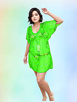 ОПТТуника Рада платьем Samegame 2030 A салатовый(В НАЛИЧИИ ТОЛЬКО 46 48 50 УКР р-ры), фото 3