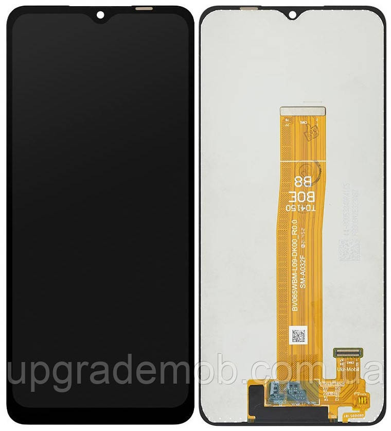 Дисплей модуль тачскрин Samsung A032 Galaxy A03 2021 Euro Version /A127 чорний оригінал SM-A032F