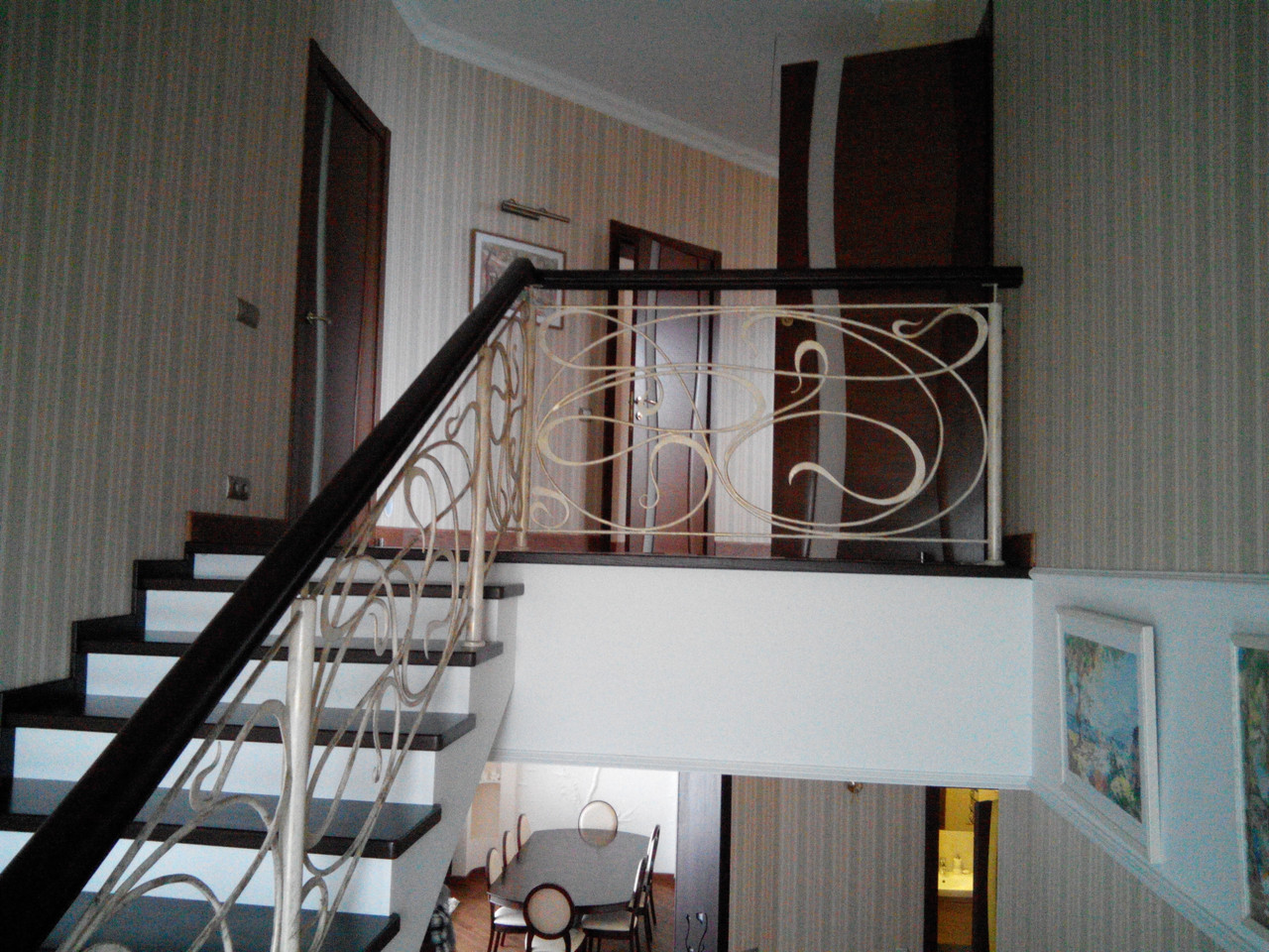 Ковані перила на сходи 7