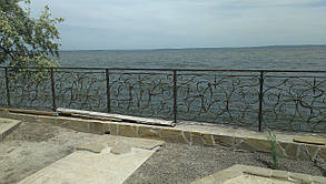 Ажурні ковані перила на вулицю