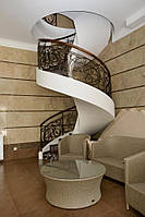 Ковані перила на гвинтов сходи 1