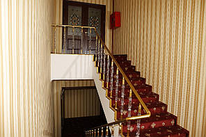 Акрилові перила PleksiGlass золото класика фігурна