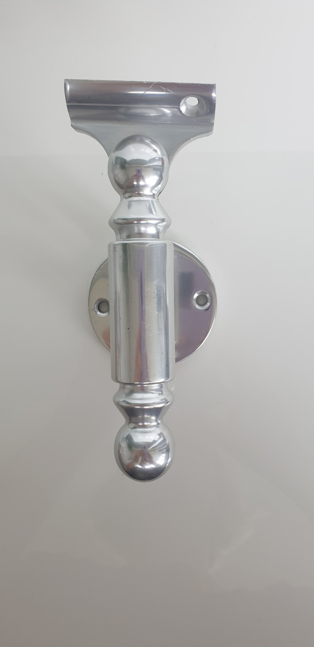 Фланець стіновий Ø 50  система коло під поручень срібло для алюмінієвих перил