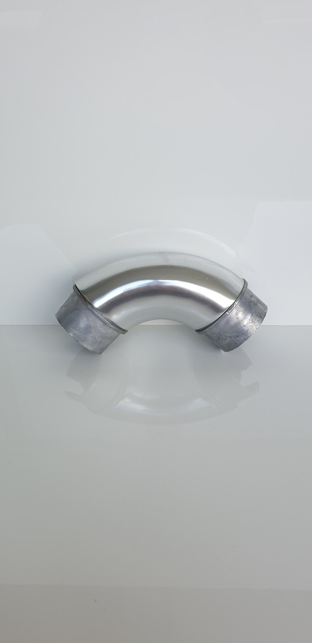 Ø 50  Поворот поручня 90 ° система коло срібло для алюмінієвих перил