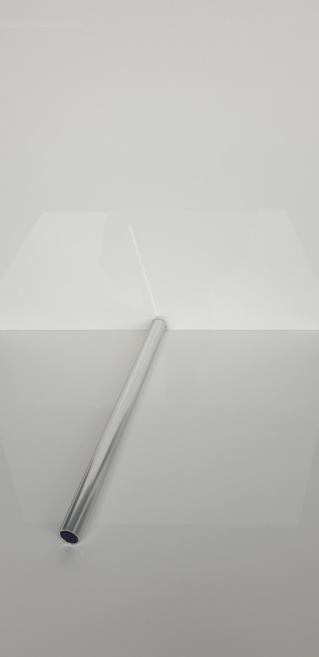 Леєр d 16 мм для алюмінієвих перил 2000мм  срібло система коло