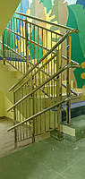Перила нержавіючі на сходи в школах та садочках 2