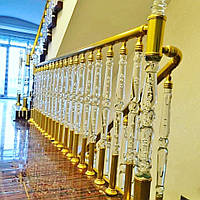 Акрилові перила PleksiGlass золото