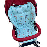 Матрац в коляску. Колір м'ятний. (80177), фото 2