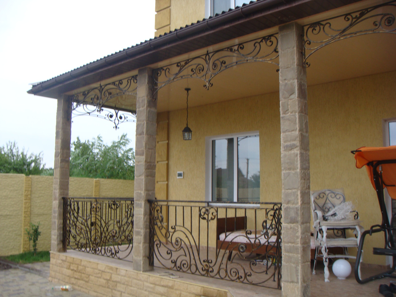 Ковані перила на балкон 8